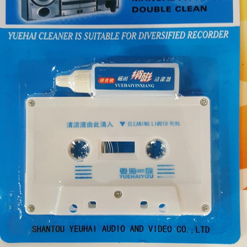 Cassette Tape Head - Tape Cleaner Tape Recorder Cleaning Tape