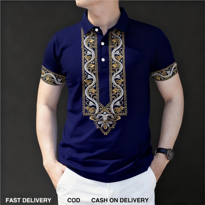 2026 Mens Barong Polo Shirt fo - Vintage Collectible Buttons reseña y precio