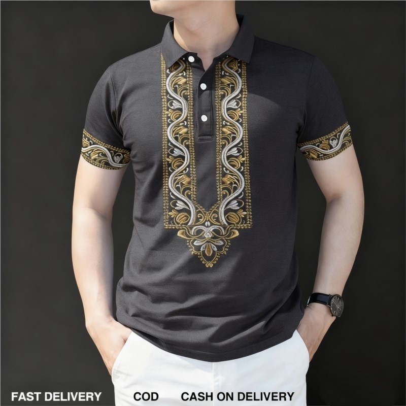 2026 Mens Barong Polo Shirt fo - Vintage Collectible Buttons reseña y precio