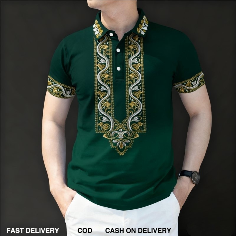 2026 Mens Barong Polo Shirt fo - Vintage Collectible Buttons reseña y precio