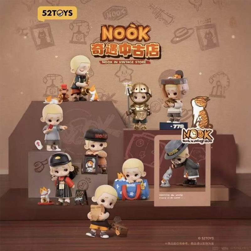 New 52TOYS Blind Box Nook In V - Vintage Collectible Toy Store reseña y precio