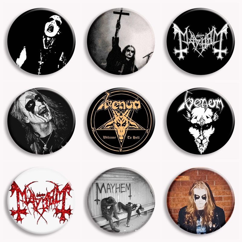 Rock Mayhem Band Soft Button P - Vintage Collectible Buttons reseña y precio