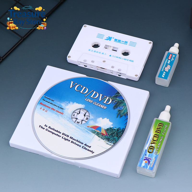 CD VCD DVD Player Lens Cleaner - Cassette Tape Head reseña y precio
