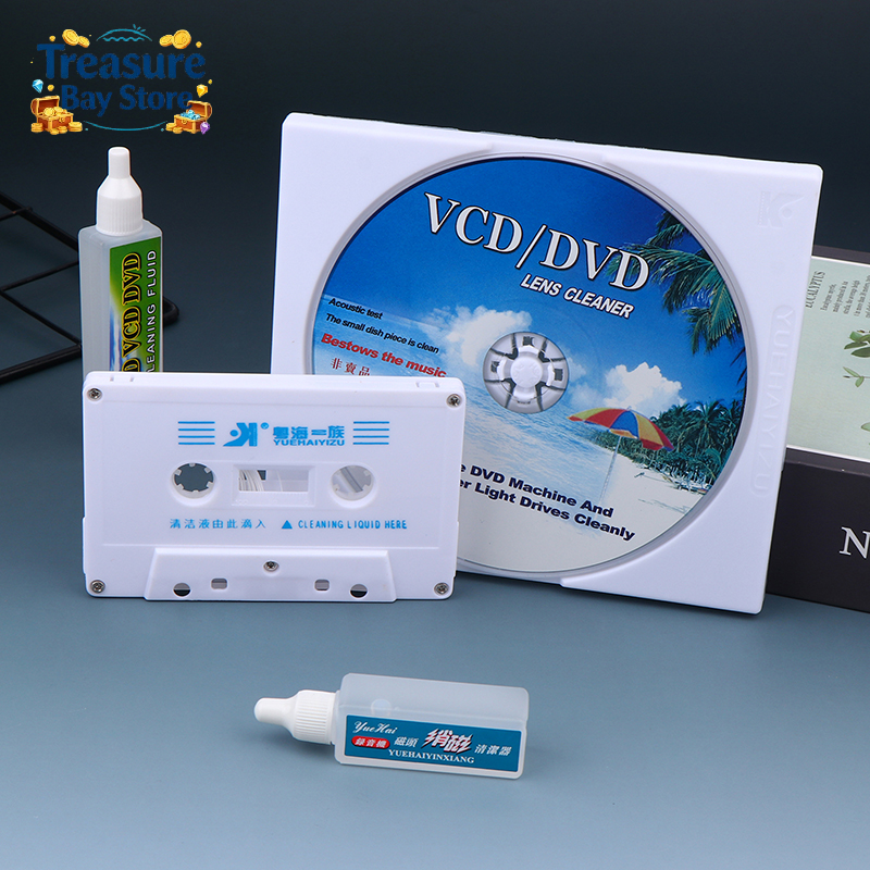 CD VCD DVD Player Lens Cleaner - Cassette Tape Head reseña y precio