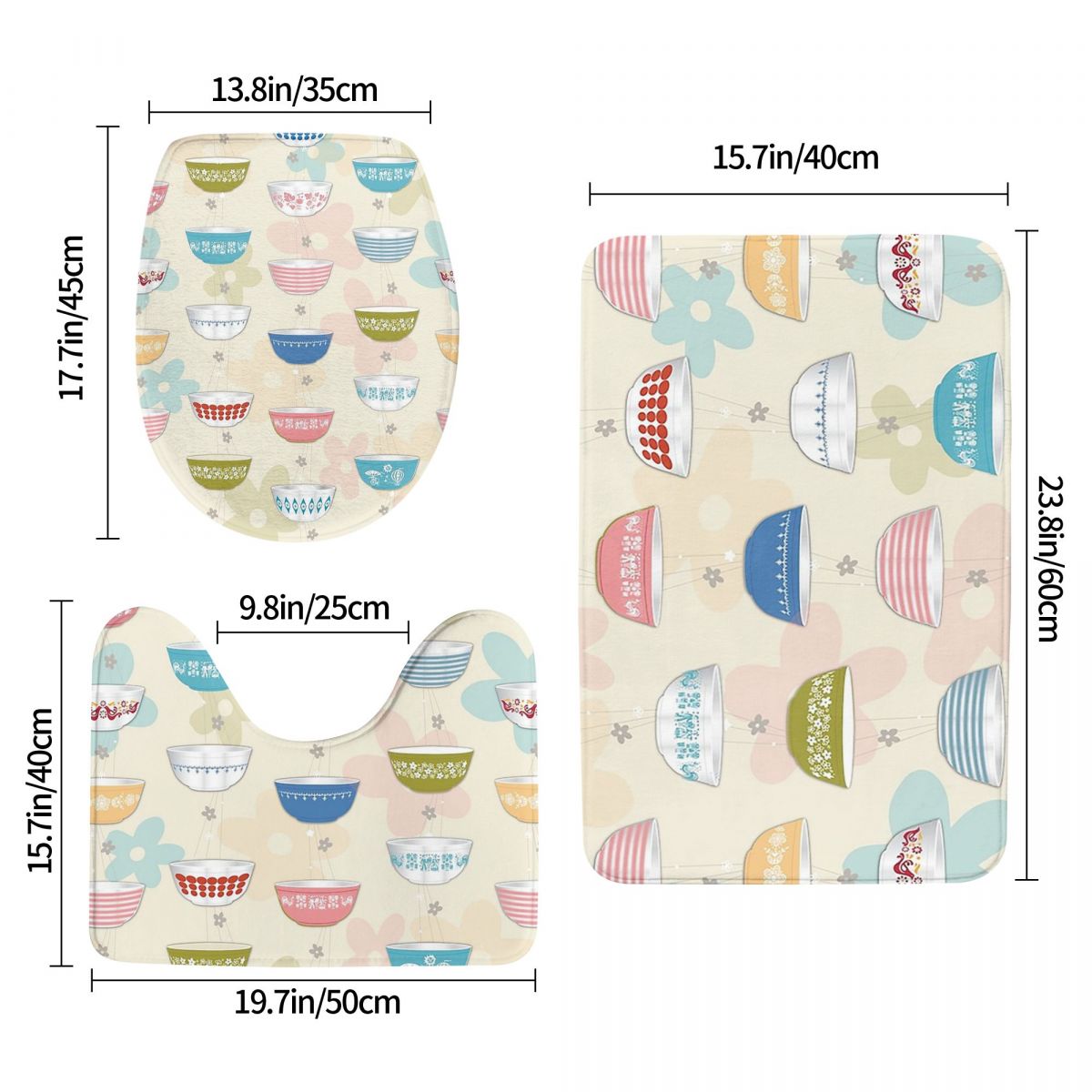 Vintage Pyrex Bowls Collection - Vintage Collectible Pyrex reseña y precio
