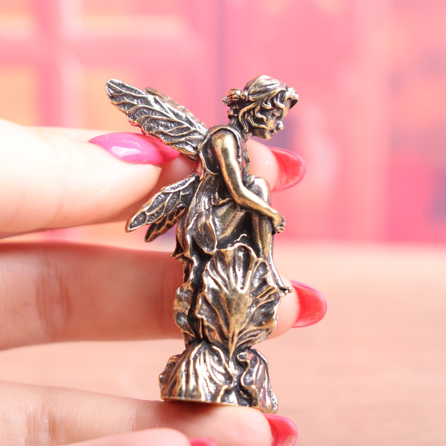 Vintage Brass Fairy Figurine F - Vintage Fairy Figurines Collectible reseña y precio