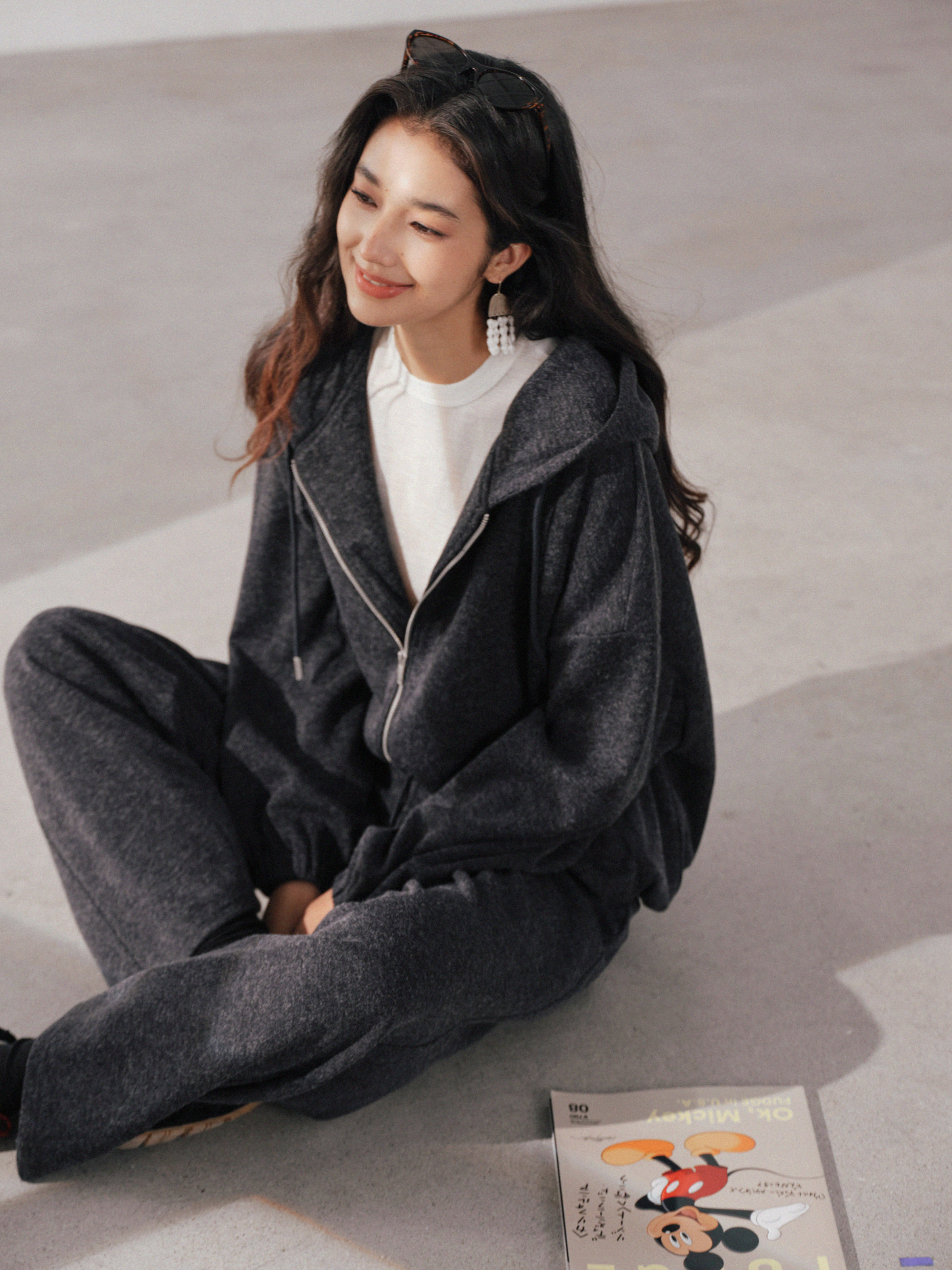 Vintage Loose Fit Hoodie Jacke - Vintage Zip Hoodie reseña y precio