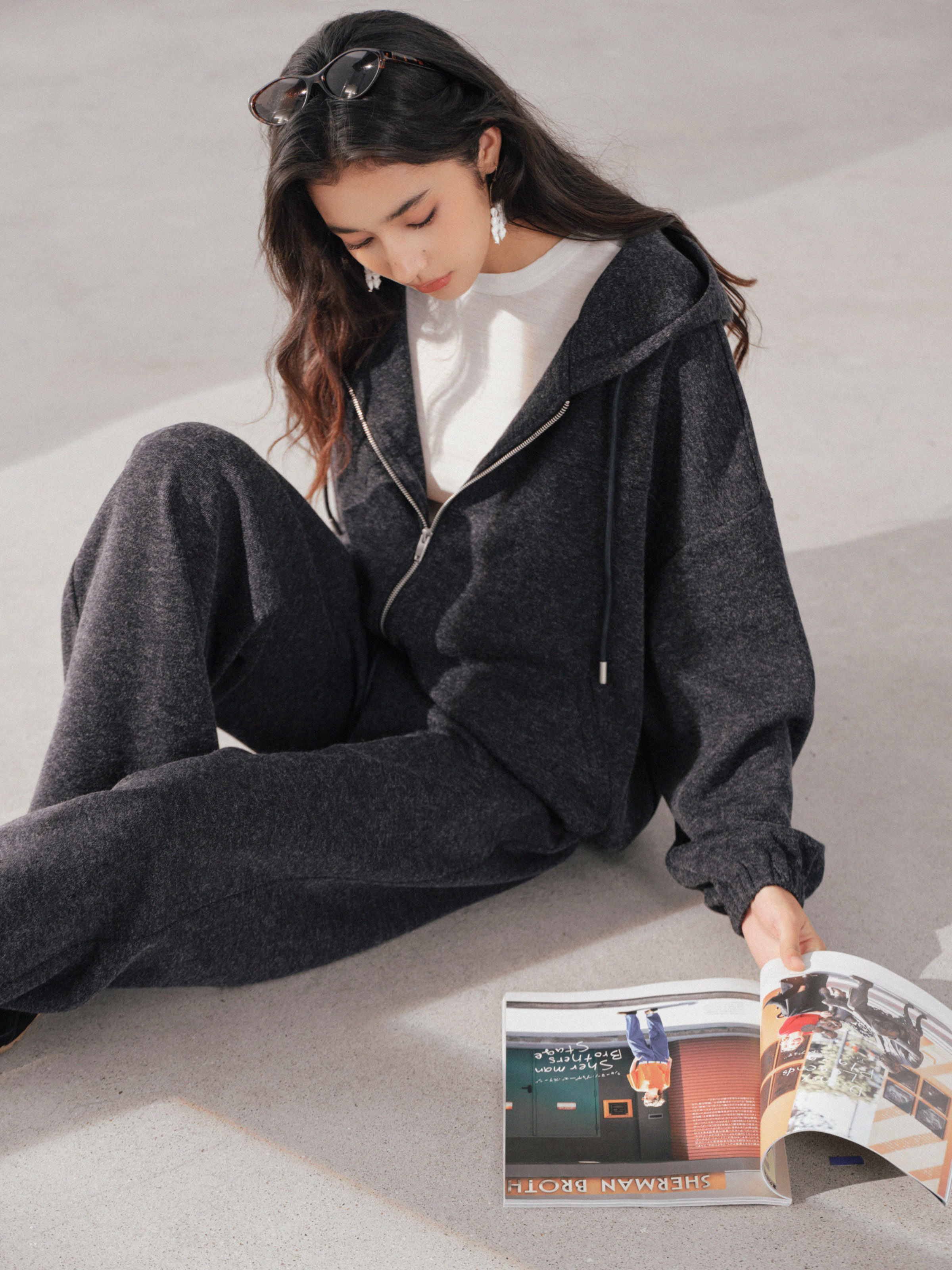 Vintage Loose Fit Hoodie Jacke - Vintage Zip Hoodie reseña y precio