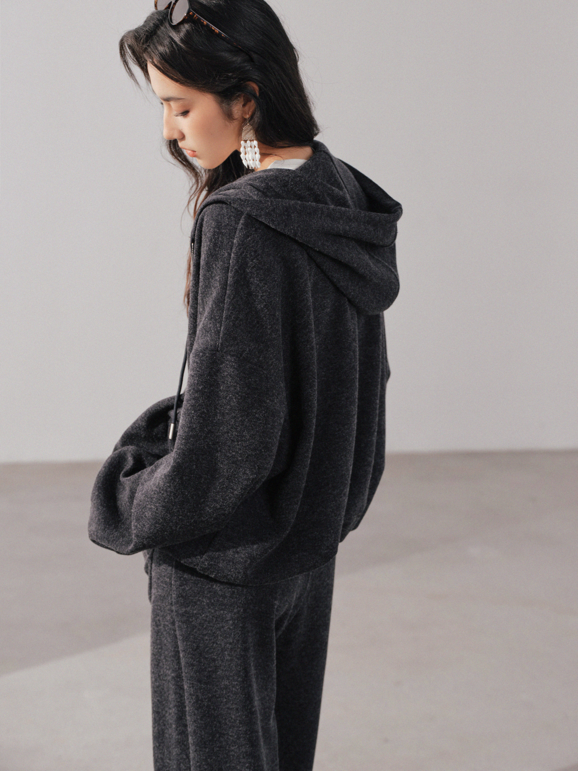 Vintage Loose Fit Hoodie Jacke - Vintage Zip Hoodie reseña y precio
