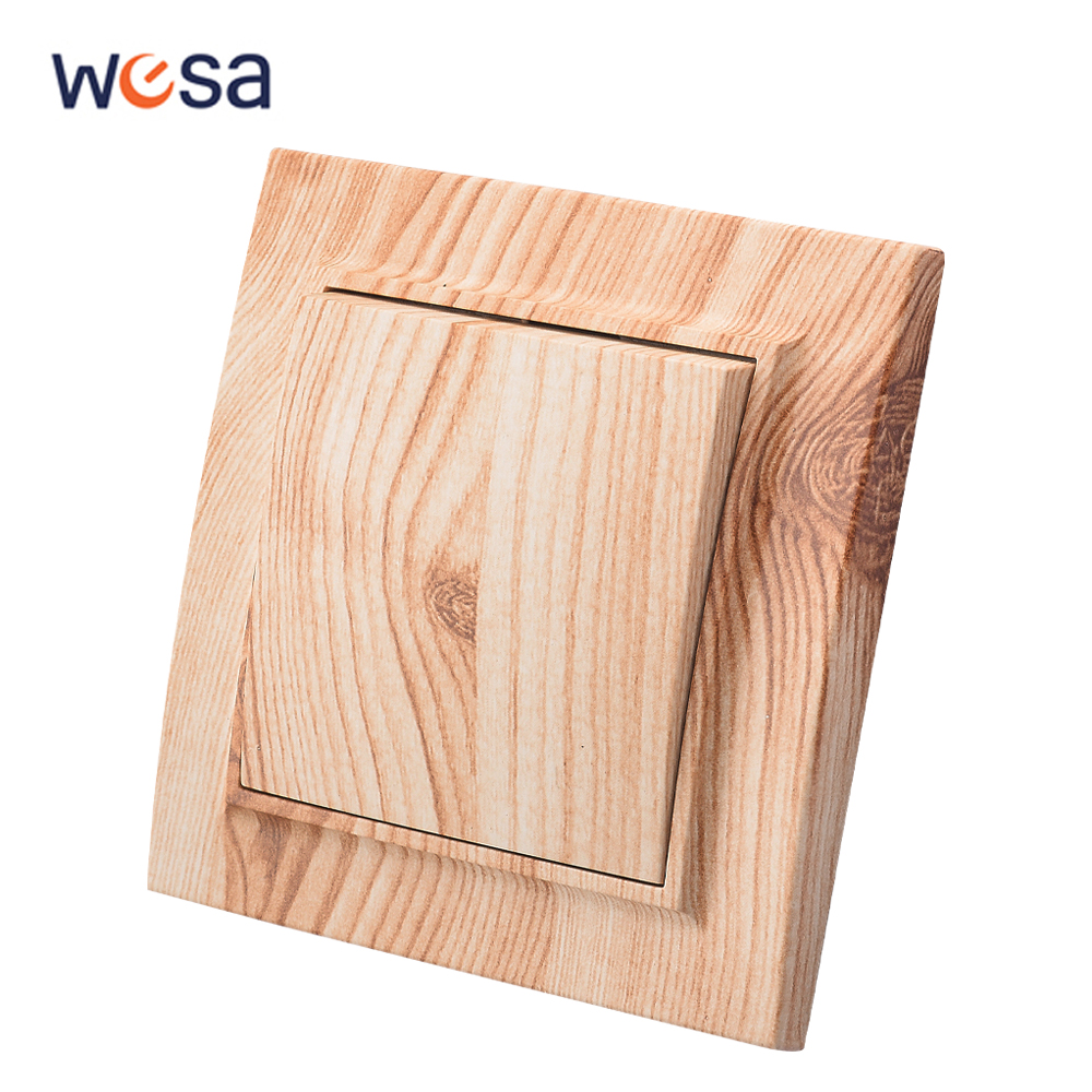 WESA Wood Wall Switch Classic  - Vintage Collectible Buttons reseña y precio