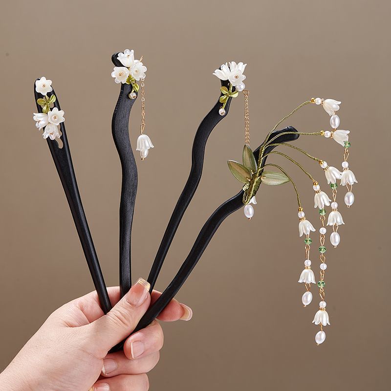 Wooden Flower Hairpin Vintage  - Vintage Collectibles For Sale reseña y precio