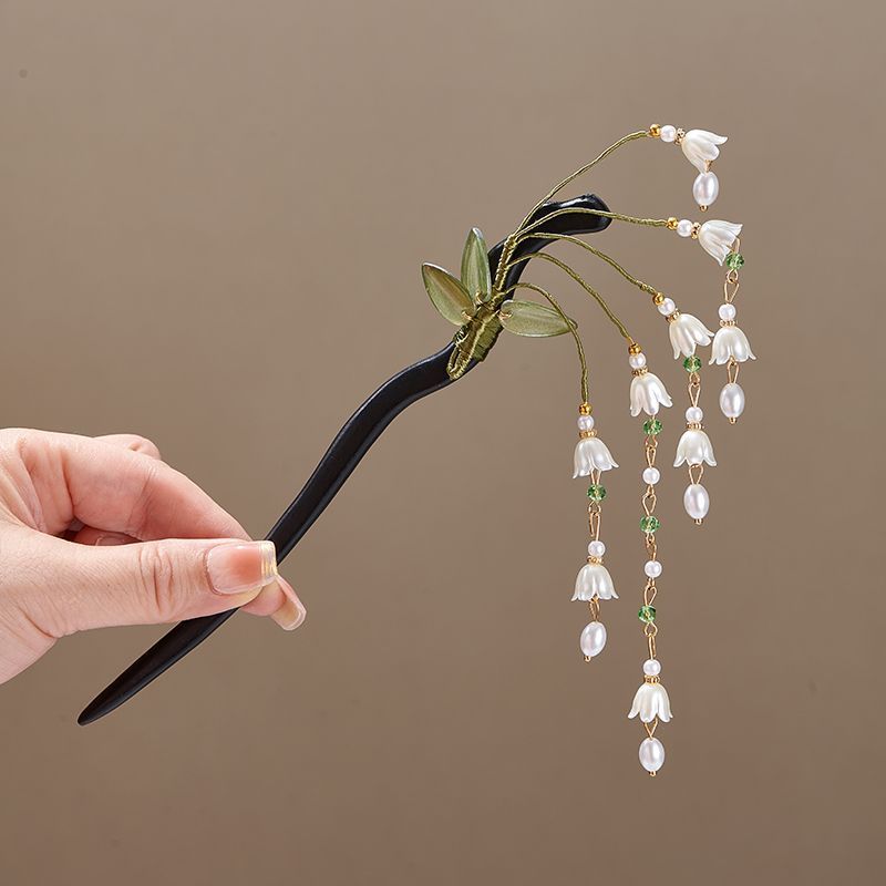 Wooden Flower Hairpin Vintage  - Vintage Collectibles For Sale reseña y precio