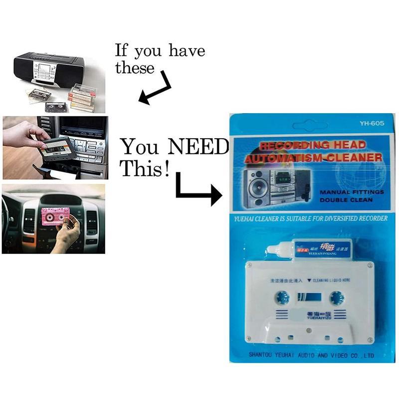 Tape Cleaner Tape Recorder Cle - Cassette Tape Head reseña y precio