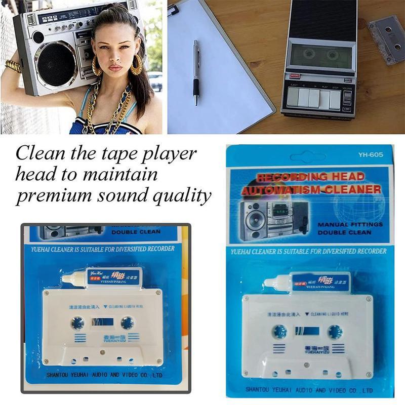 Tape Cleaner Tape Recorder Cle - Cassette Tape Head reseña y precio