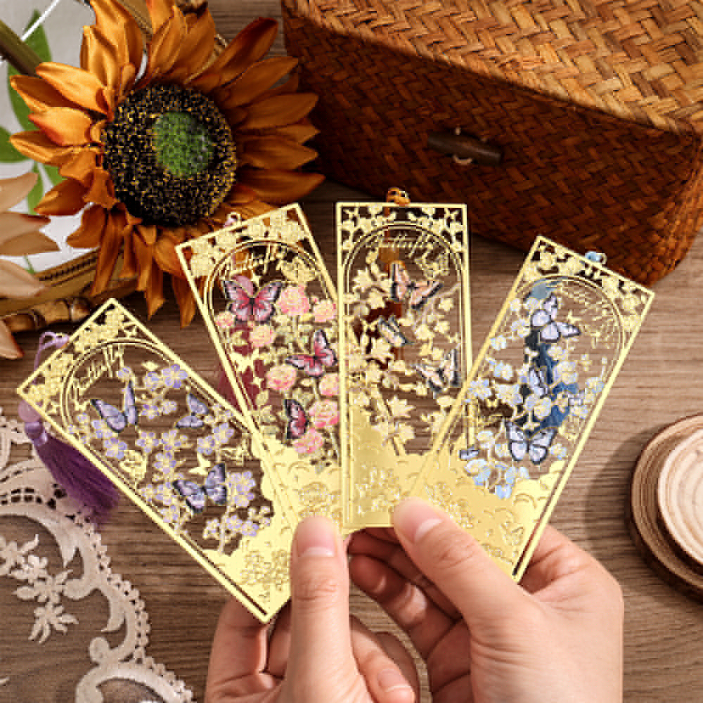 2 Pcs Butterfly Bookmarks With - Vintage Collectibles reseña y precio