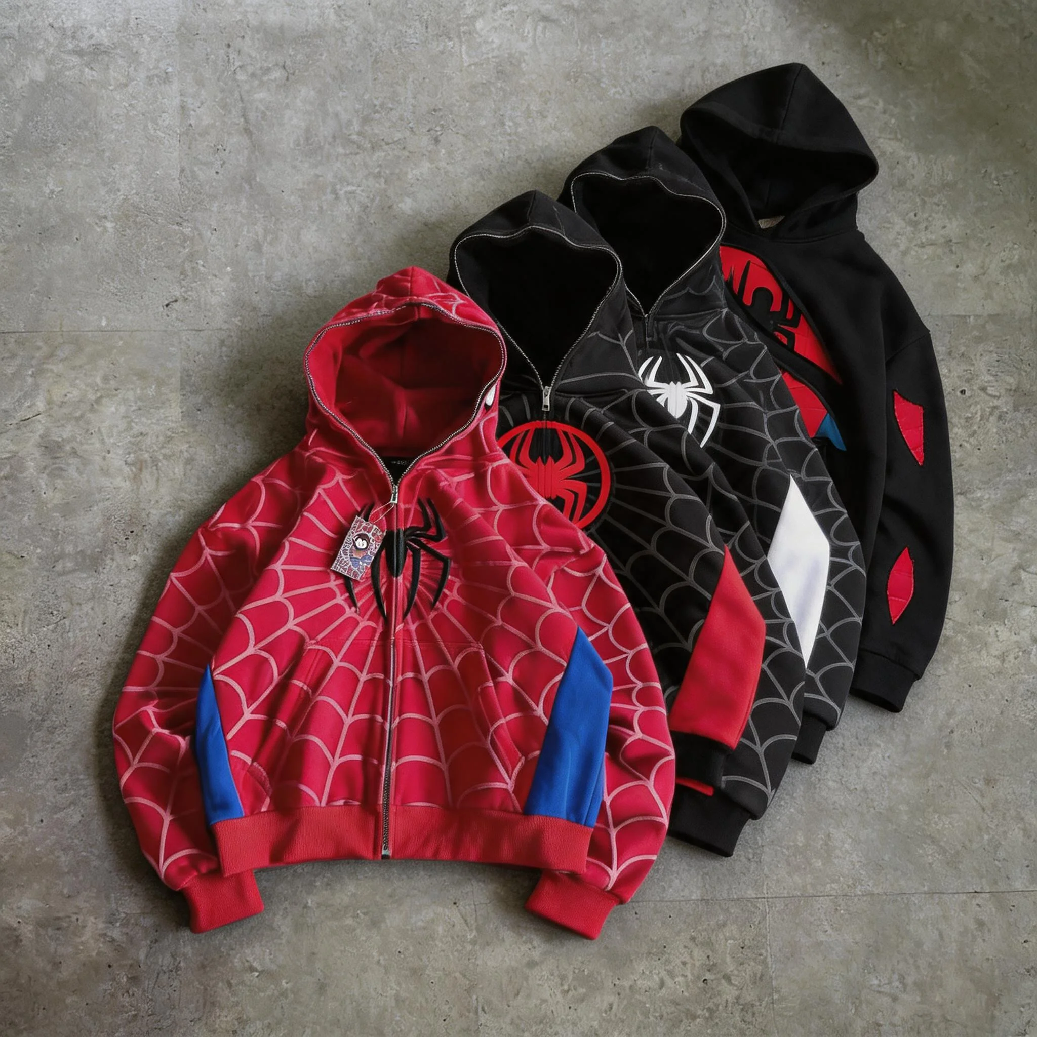 American Vintage Spider Patchw - Vintage Zip Hoodie reseña y precio