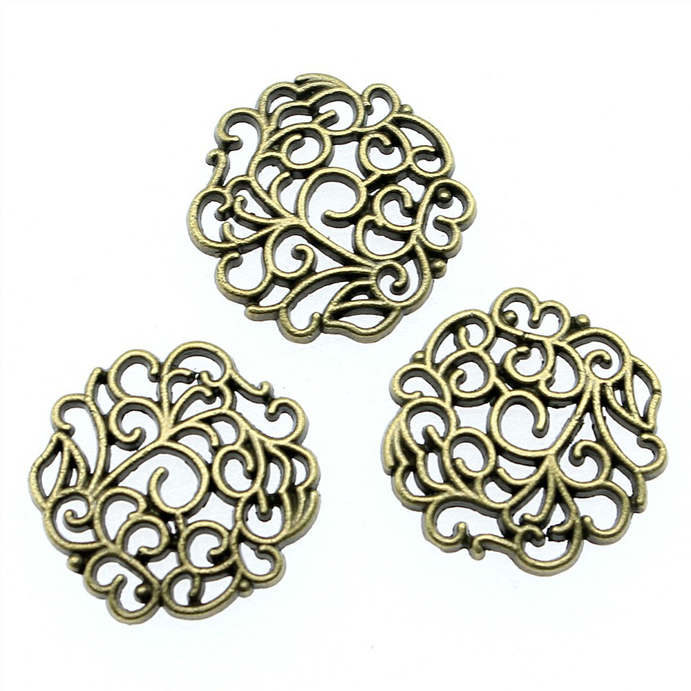 10pcs 18x18mm 2 Colors Antique - Vintage Collectibles For Sale reseña y precio