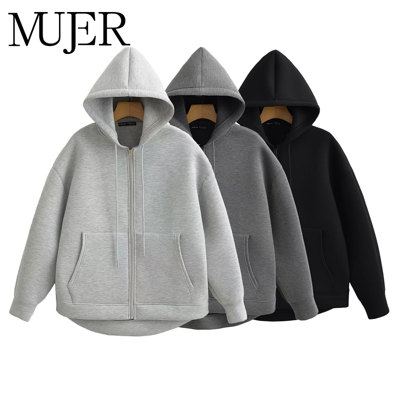 MUJER Zip up Hoodies Women Aut - Vintage Zip Hoodie reseña y precio