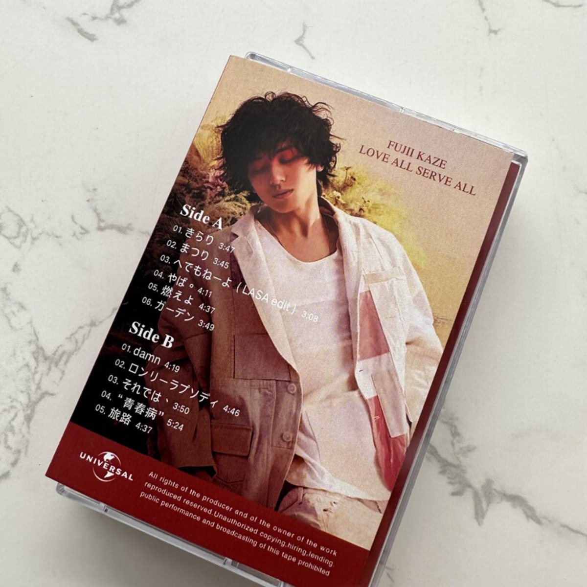 Fujii Kaze LOVE ALL SERVE ALL  - Vintage Collectibles reseña y precio