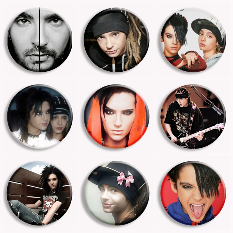 Rock Band Tokio Hotel Kaulitz  - Vintage Collectible Buttons reseña y precio