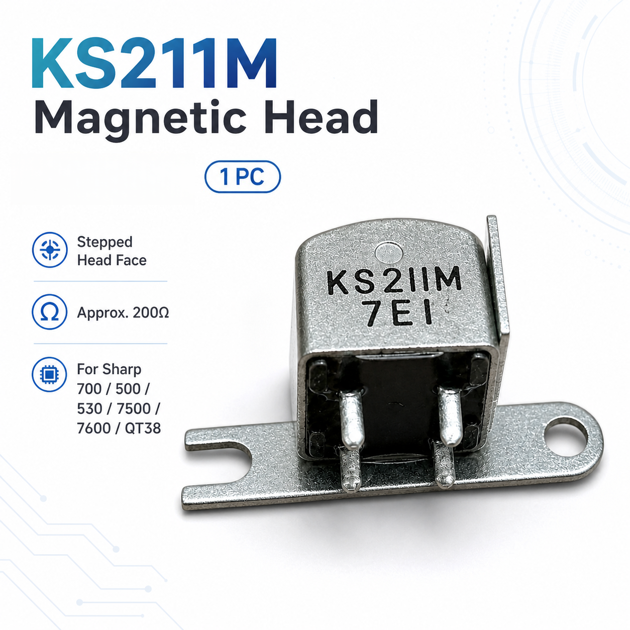 KS211M Magnetic Head Japan Imp - Cassette Tape Head reseña y precio
