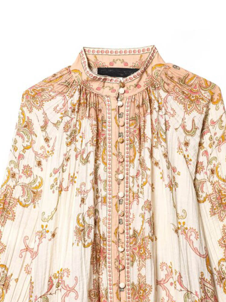 2026 Women Summer Shirts Blous - Vintage Collectible Buttons reseña y precio