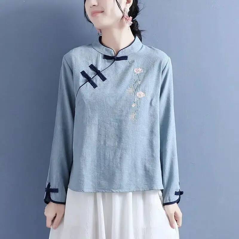 Vintage Embroidery Shirts Wome - Vintage Collectible Buttons reseña y precio