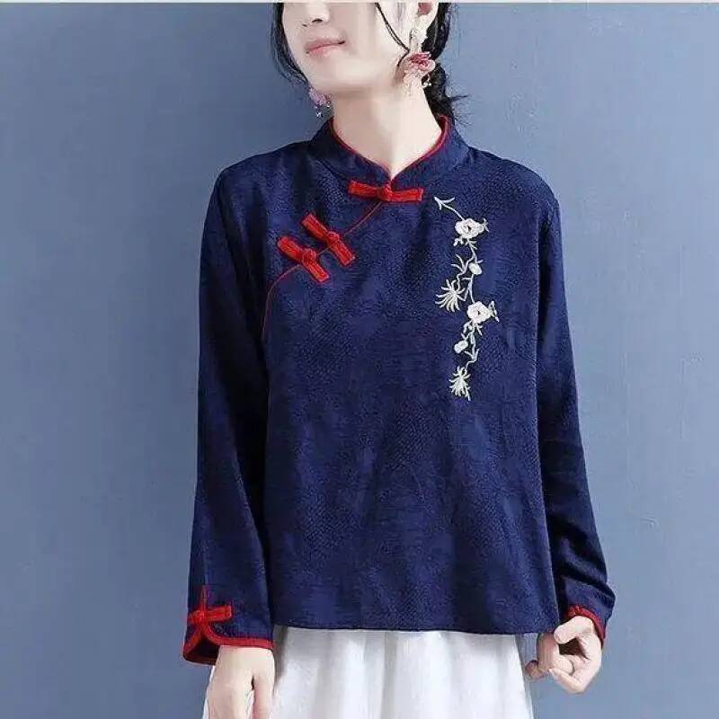 Vintage Embroidery Shirts Wome - Vintage Collectible Buttons reseña y precio