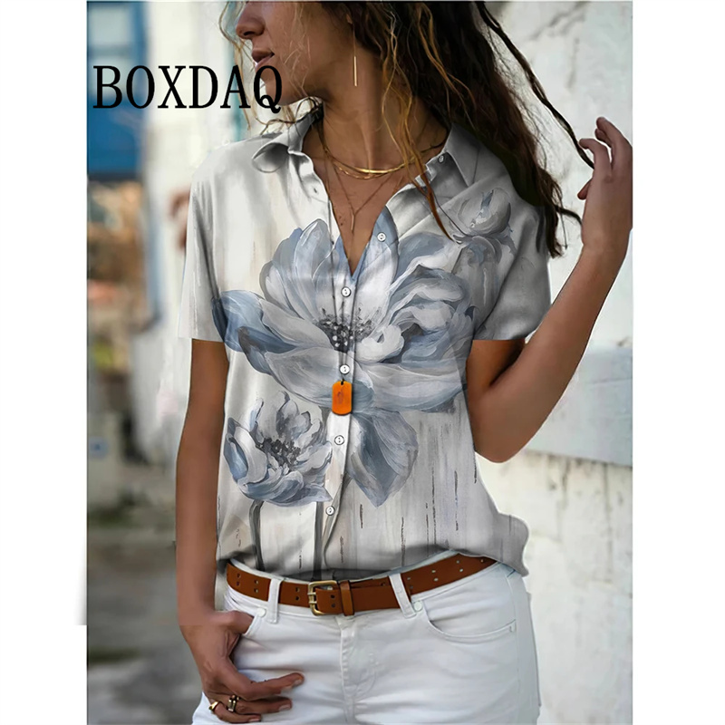 Summer Women Shirt Vintage Flo - Vintage Collectible Buttons reseña y precio