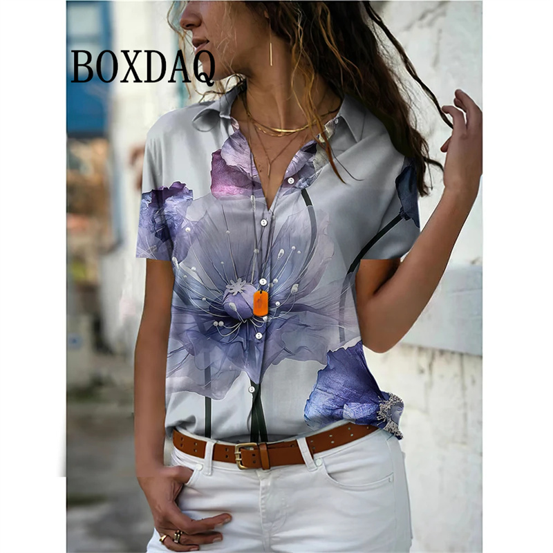 Summer Women Shirt Vintage Flo - Vintage Collectible Buttons reseña y precio